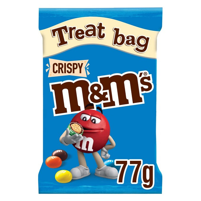 M&M's Crispy Chocolate Treat Bag 77g