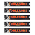 Toblerone Dark Chocolate with Honey and Almond Nougat, 5 x 100 g
