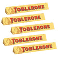 Toblerone Milk Chocolate with Honey and Almond Nougat 100gm - 5 Pack